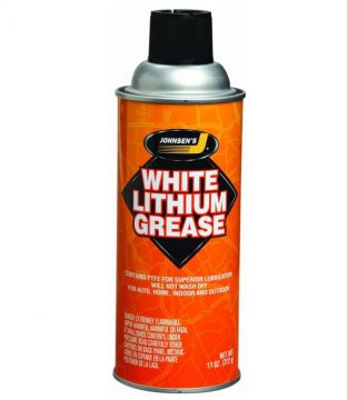 Johnsen's 4604 White Lithium Grease 11oz Aerosol Can (12 Pack)
